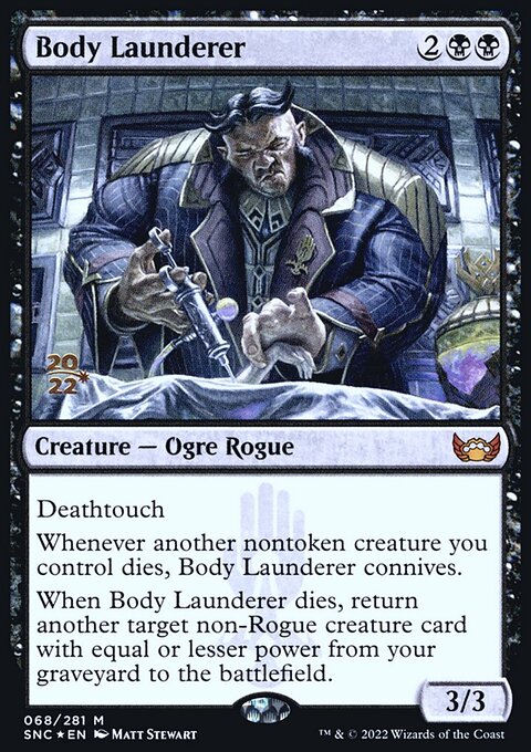 Body Launderer, Streets of New Capenna Promos #68s, Magic: The Gathering card