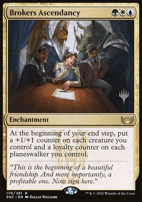 Brokers Ascendancy, Streets of New Capenna Promos #170p, Magic: The Gathering card