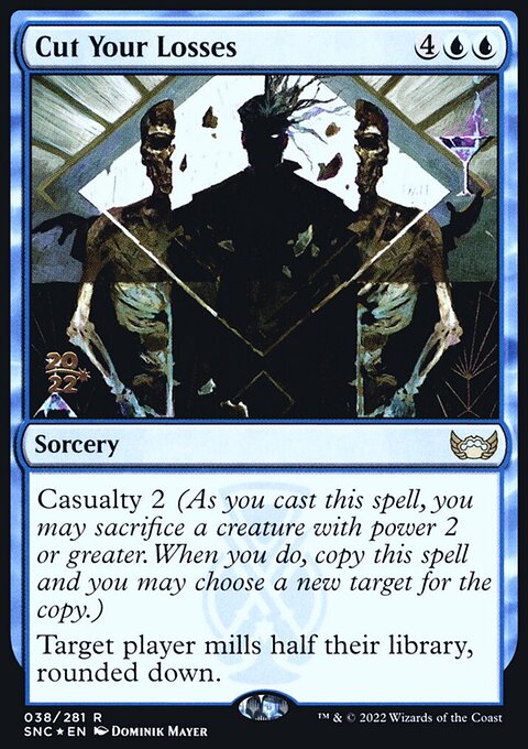 Cut Your Losses, Streets of New Capenna Promos #38s, Magic: The Gathering card