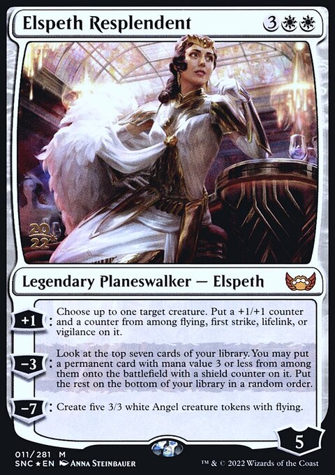 Elspeth Resplendent, Streets of New Capenna Promos #11s, Magic: The Gathering card