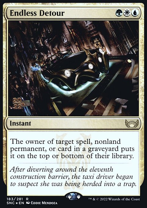 Endless Detour, Streets of New Capenna Promos #183s, Magic: The Gathering card