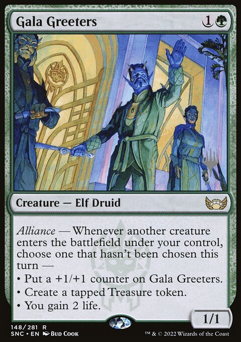 Gala Greeters, Streets of New Capenna Promos #148p, Magic: The Gathering card