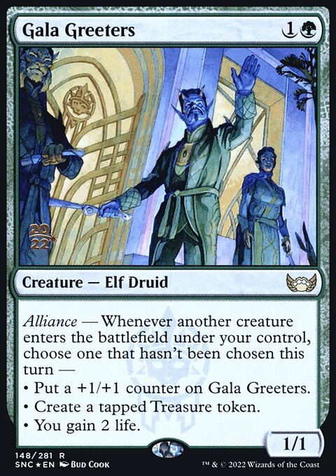 Gala Greeters, Streets of New Capenna Promos #148s, Magic: The Gathering card