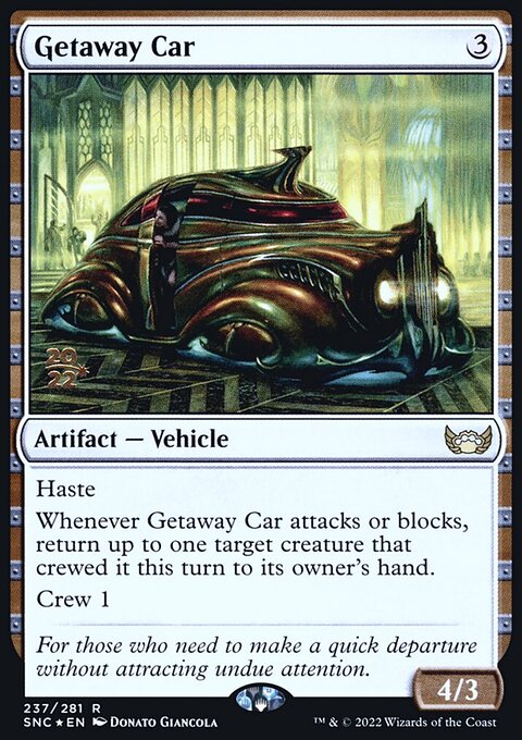 Getaway Car, Streets of New Capenna Promos #237s, Magic: The Gathering card