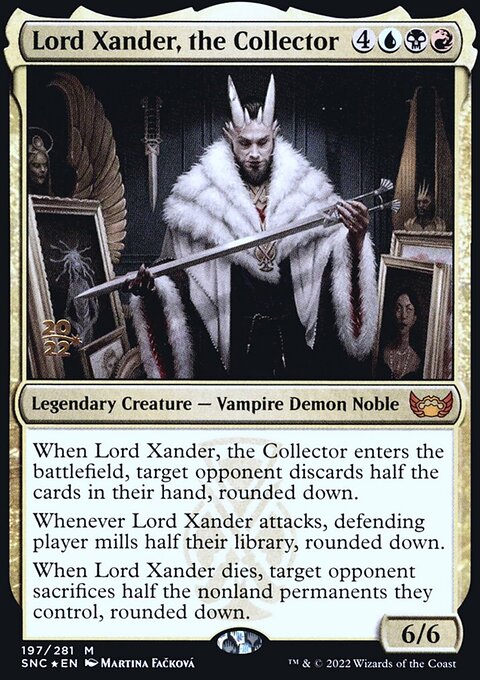 Lord Xander, the Collector, Streets of New Capenna Promos #197s, Magic: The Gathering card