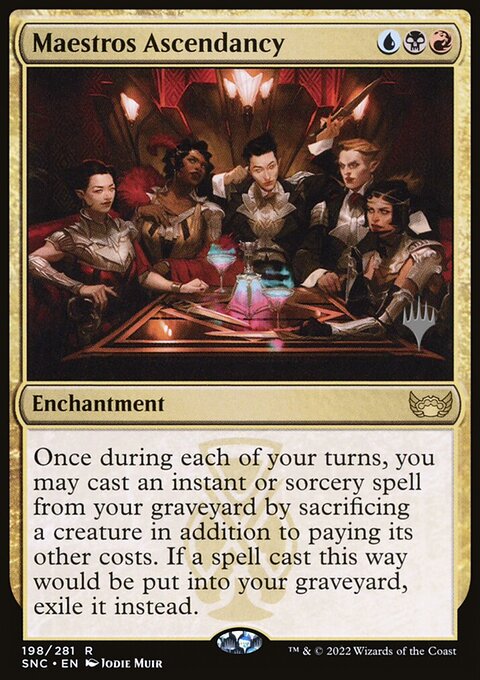 Maestros Ascendancy, Streets of New Capenna Promos #198p, Magic: The Gathering card