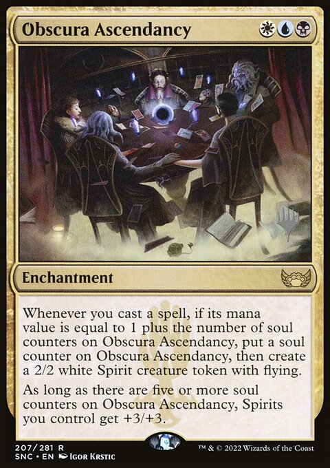 Obscura Ascendancy, Streets of New Capenna Promos #207p, Magic: The Gathering card