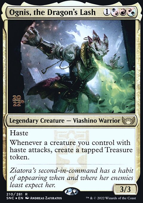 Ognis, the Dragon's Lash, Streets of New Capenna Promos #210s, Magic: The Gathering card