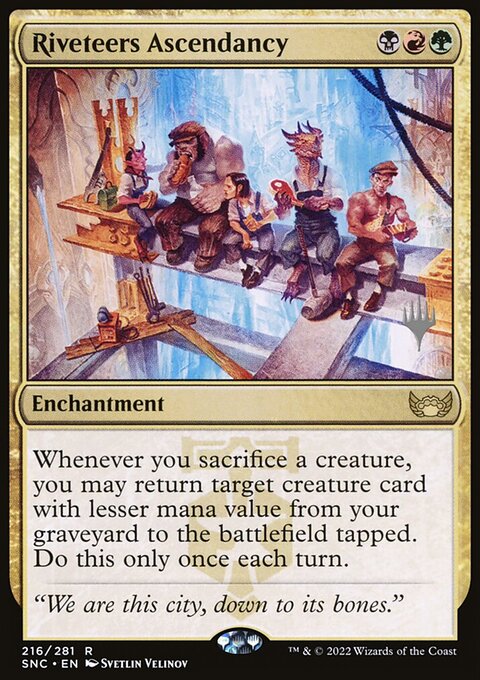 Riveteers Ascendancy, Streets of New Capenna Promos #216p, Magic: The Gathering card