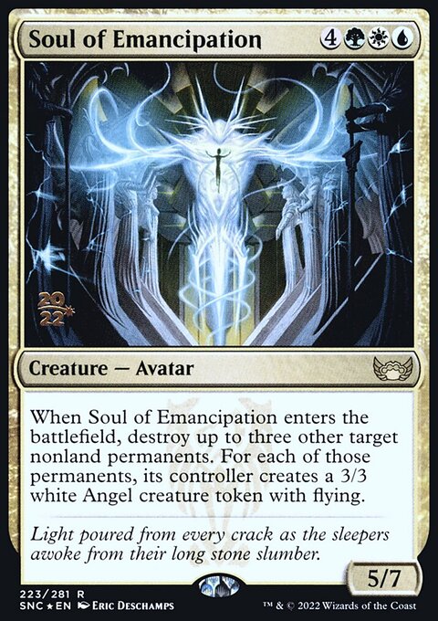 Soul of Emancipation, Streets of New Capenna Promos #223s, Magic: The Gathering card