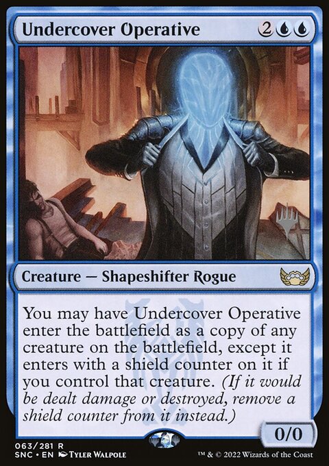Undercover Operative, Streets of New Capenna Promos #63p, Magic: The Gathering card