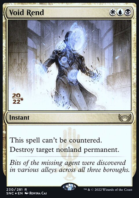 Void Rend, Streets of New Capenna Promos #230s, Magic: The Gathering card