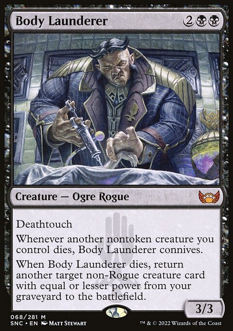 Body Launderer, Streets of New Capenna #68, Magic: The Gathering card