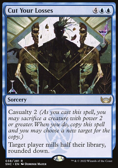 Cut Your Losses, Streets of New Capenna #38, Magic: The Gathering card