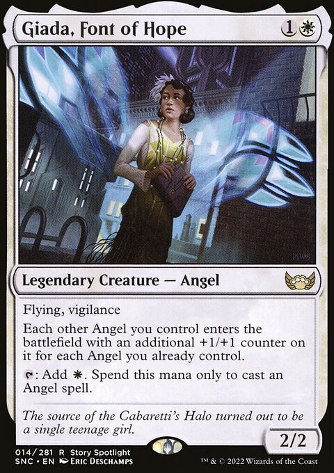 Giada, Font of Hope, Streets of New Capenna #14, Magic: The Gathering card