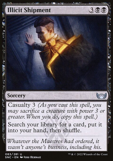 Illicit Shipment, Streets of New Capenna #83, Magic: The Gathering card