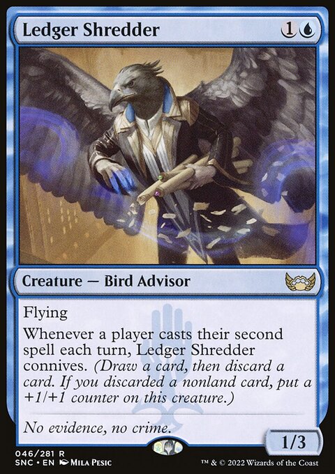 Ledger Shredder, Streets of New Capenna #46, Magic: The Gathering card