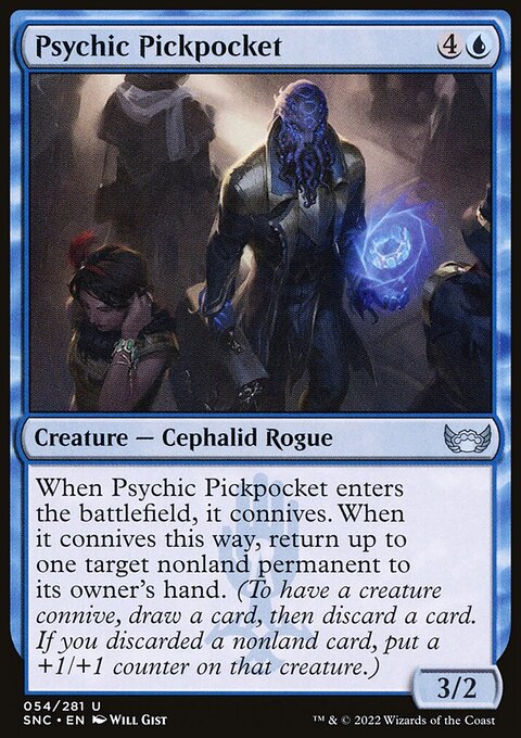 Psychic Pickpocket, Streets of New Capenna #54, Magic: The Gathering card