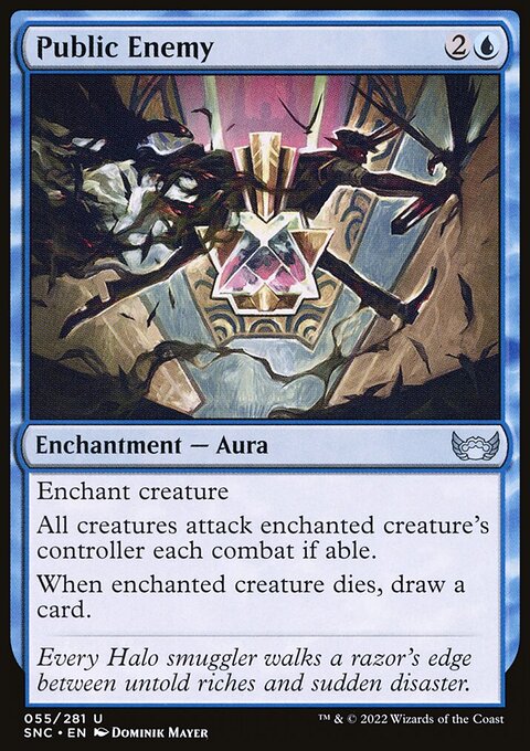 Public Enemy, Streets of New Capenna #55, Magic: The Gathering card
