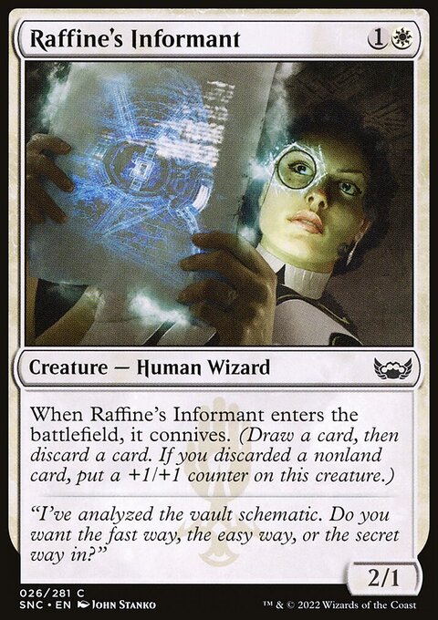 Raffine's Informant, Streets of New Capenna #26, Magic: The Gathering card