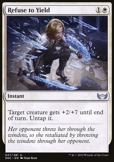 Refuse to Yield, Streets of New Capenna #27, Magic: The Gathering card