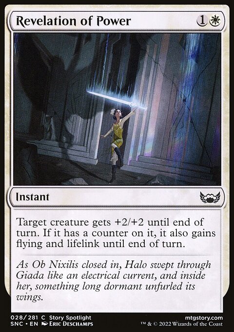 Revelation of Power, Streets of New Capenna #28, Magic: The Gathering card