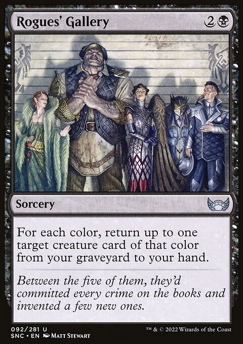 Rogues' Gallery, Streets of New Capenna #92, Magic: The Gathering card
