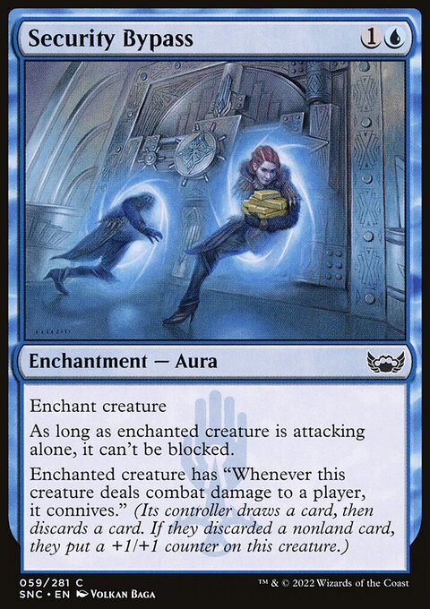 Security Bypass, Streets of New Capenna #59, Magic: The Gathering card