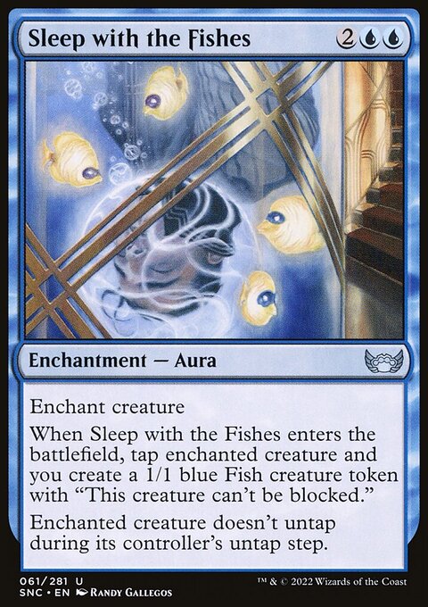 Sleep with the Fishes, Streets of New Capenna #61, Magic: The Gathering card
