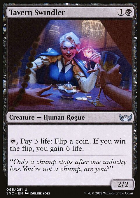 Tavern Swindler, Streets of New Capenna #96, Magic: The Gathering card