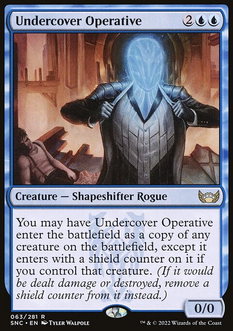Undercover Operative, Streets of New Capenna #63, Magic: The Gathering card