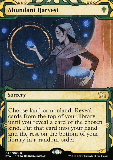 Abundant Harvest, Strixhaven Mystical Archive #48, Magic: The Gathering card