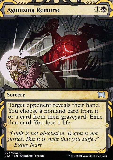 Agonizing Remorse, Strixhaven Mystical Archive #24, Magic: The Gathering card