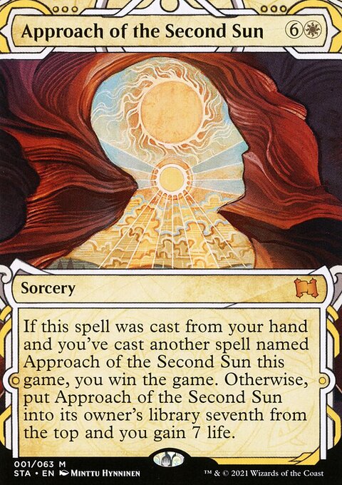 Approach of the Second Sun, Strixhaven Mystical Archive #1, Magic: The Gathering card