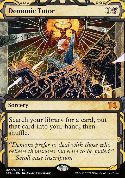 Demonic Tutor, Strixhaven Mystical Archive #27, Magic: The Gathering card