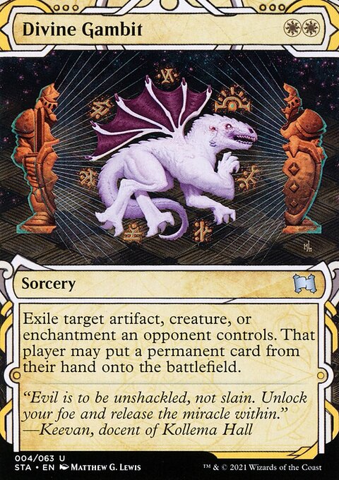 Divine Gambit, Strixhaven Mystical Archive #4, Magic: The Gathering card