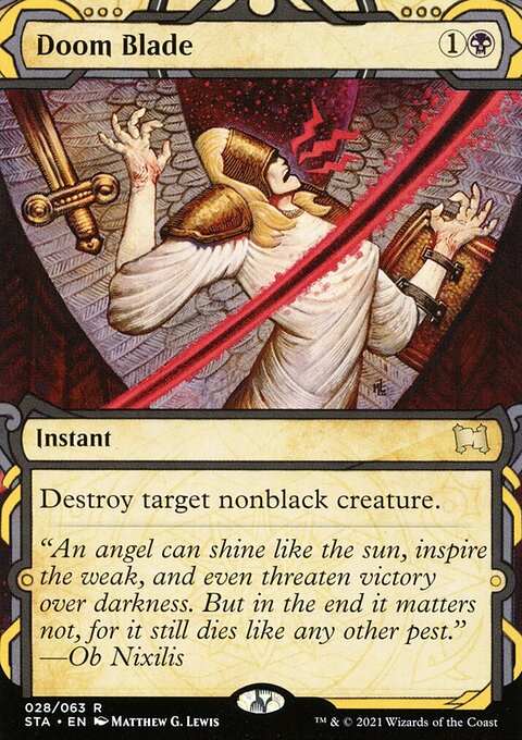 Doom Blade, Strixhaven Mystical Archive #28, Magic: The Gathering card