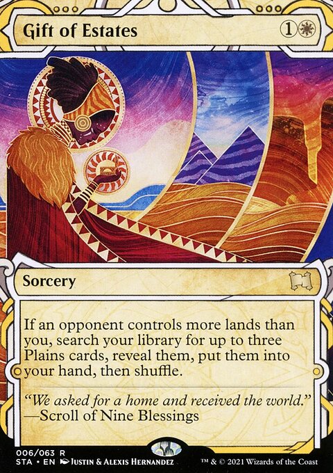 Gift of Estates, Strixhaven Mystical Archive #6, Magic: The Gathering card