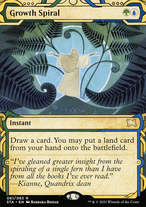 Growth Spiral, Strixhaven Mystical Archive #61, Magic: The Gathering card