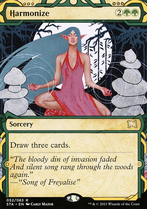 Harmonize, Strixhaven Mystical Archive #52, Magic: The Gathering card