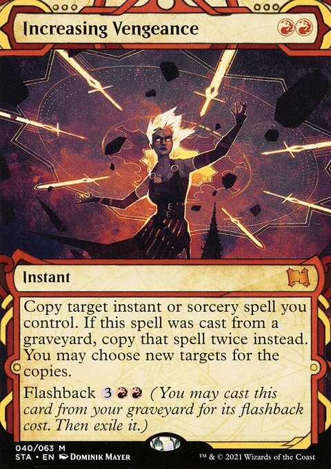 Increasing Vengeance, Strixhaven Mystical Archive #40, Magic: The Gathering card