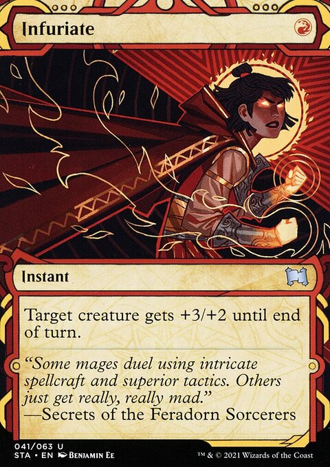 Infuriate, Strixhaven Mystical Archive #41, Magic: The Gathering card