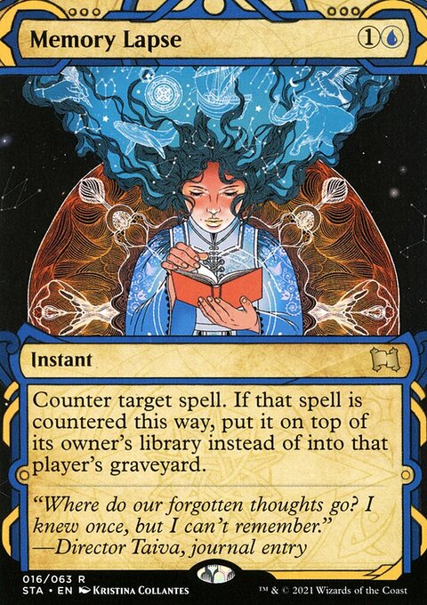 Memory Lapse, Strixhaven Mystical Archive #16, Magic: The Gathering card