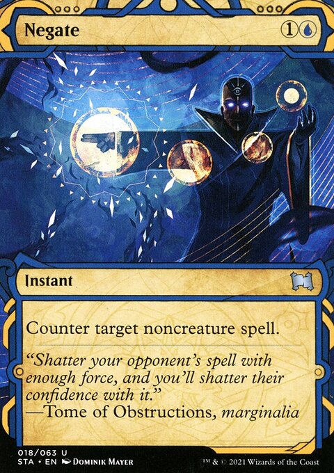 Negate, Strixhaven Mystical Archive #18, Magic: The Gathering card