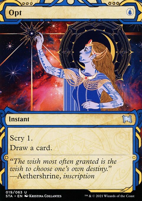 Opt, Strixhaven Mystical Archive #19, Magic: The Gathering card