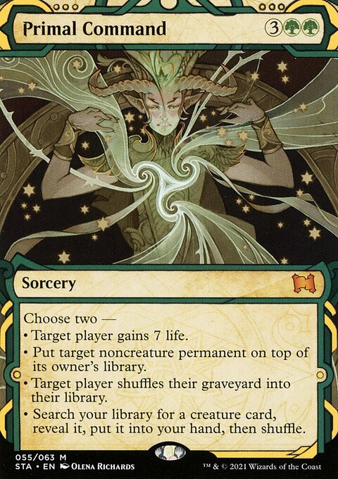 Primal Command, Strixhaven Mystical Archive #55, Magic: The Gathering card