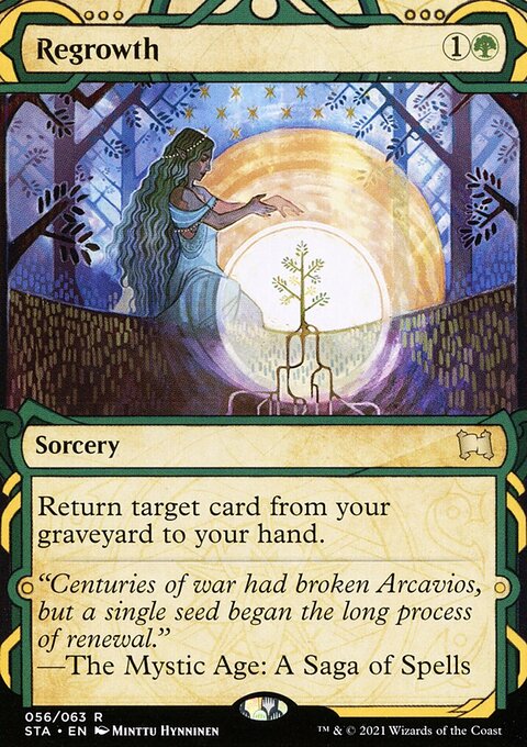 Regrowth, Strixhaven Mystical Archive #56, Magic: The Gathering card
