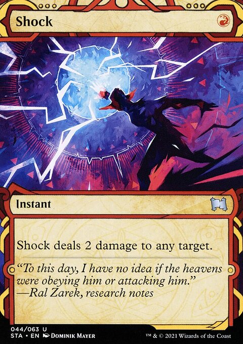 Shock, Strixhaven Mystical Archive #44, Magic: The Gathering card