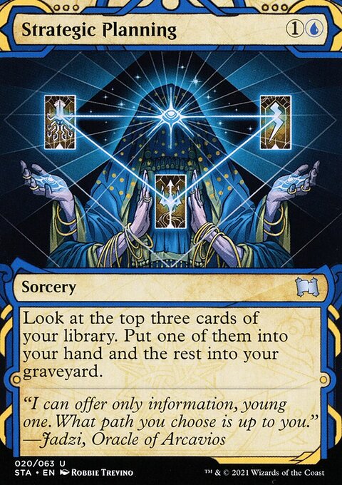 Strategic Planning, Strixhaven Mystical Archive #20, Magic: The Gathering card
