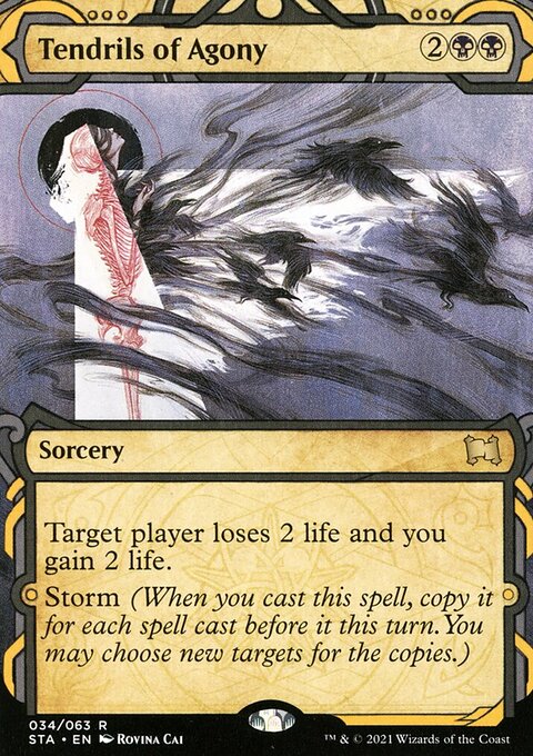Tendrils of Agony, Strixhaven Mystical Archive #34, Magic: The Gathering card